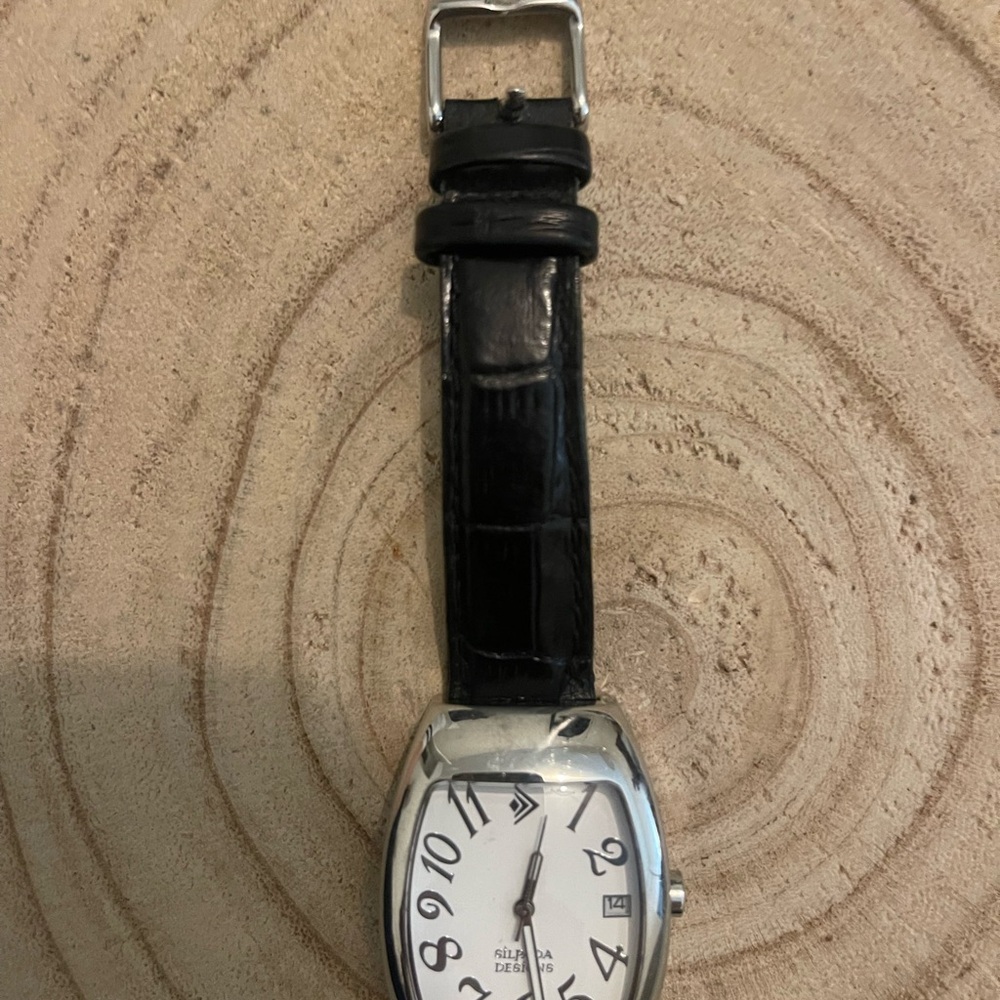 $$$ Lowest Price on Silpada Silver and Black Women's Watch - Picture 2 of 6